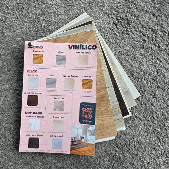 Pack de amostras revestimento vinilico