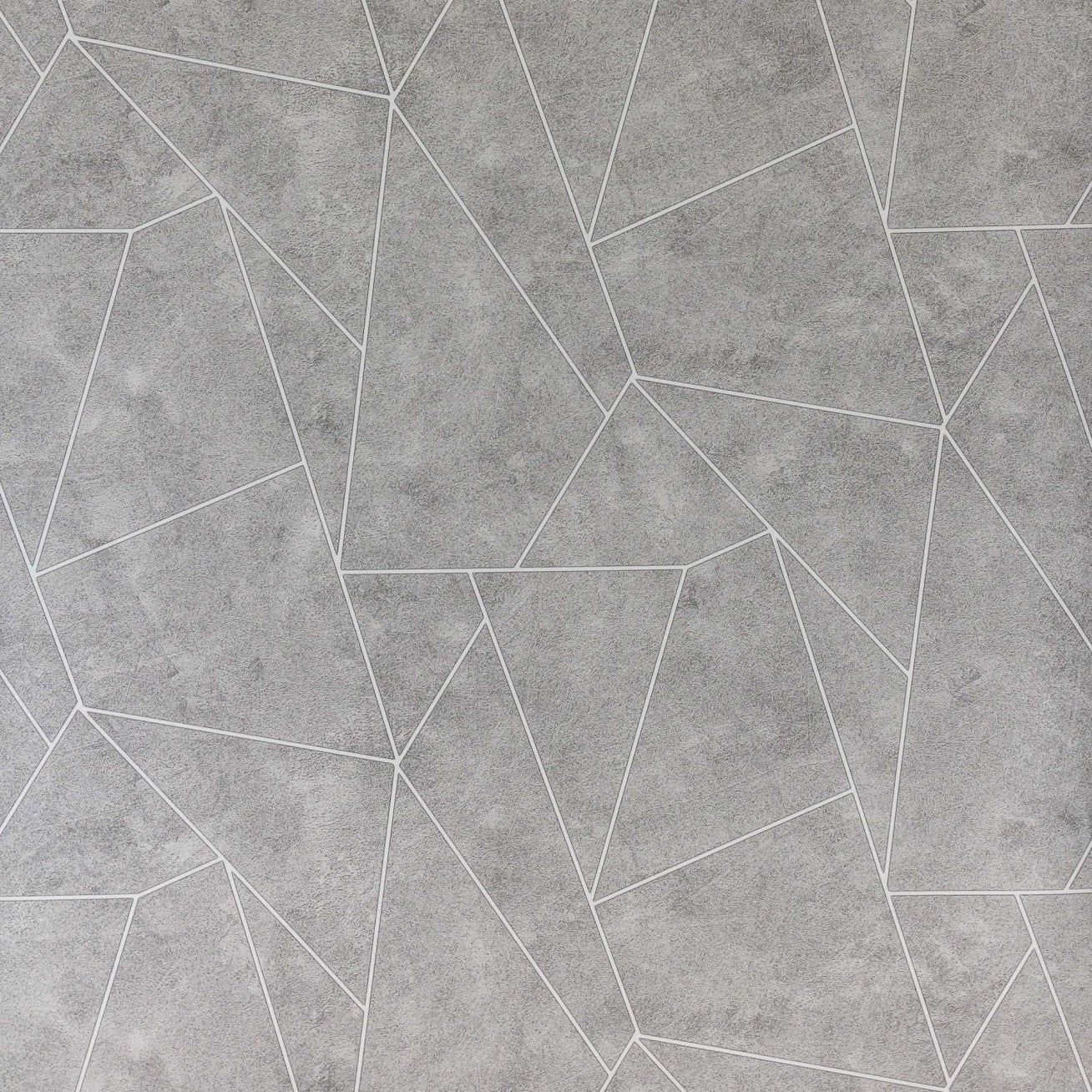 Papel de parede geométrico cinza claro