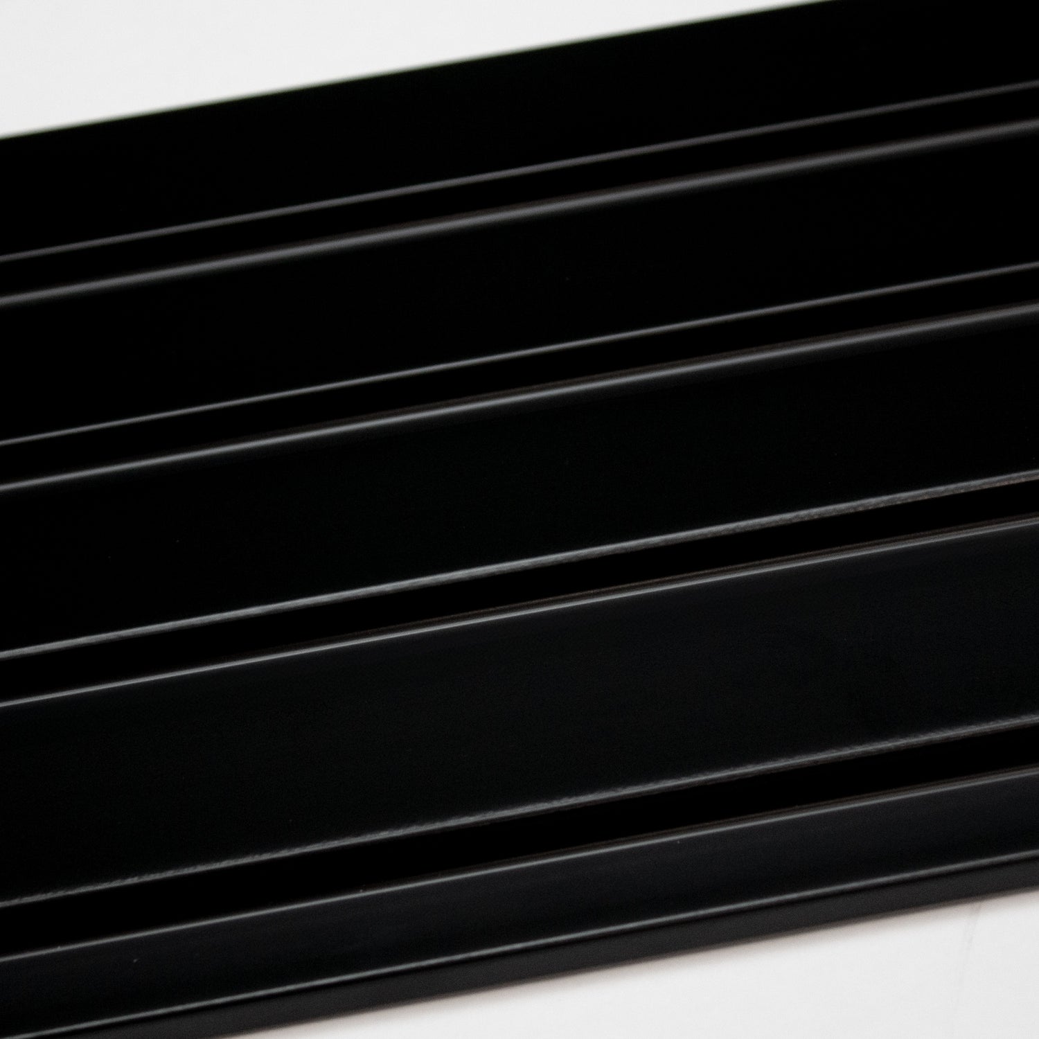 Painel ripado - ripa larga baixa - preto 2,49m