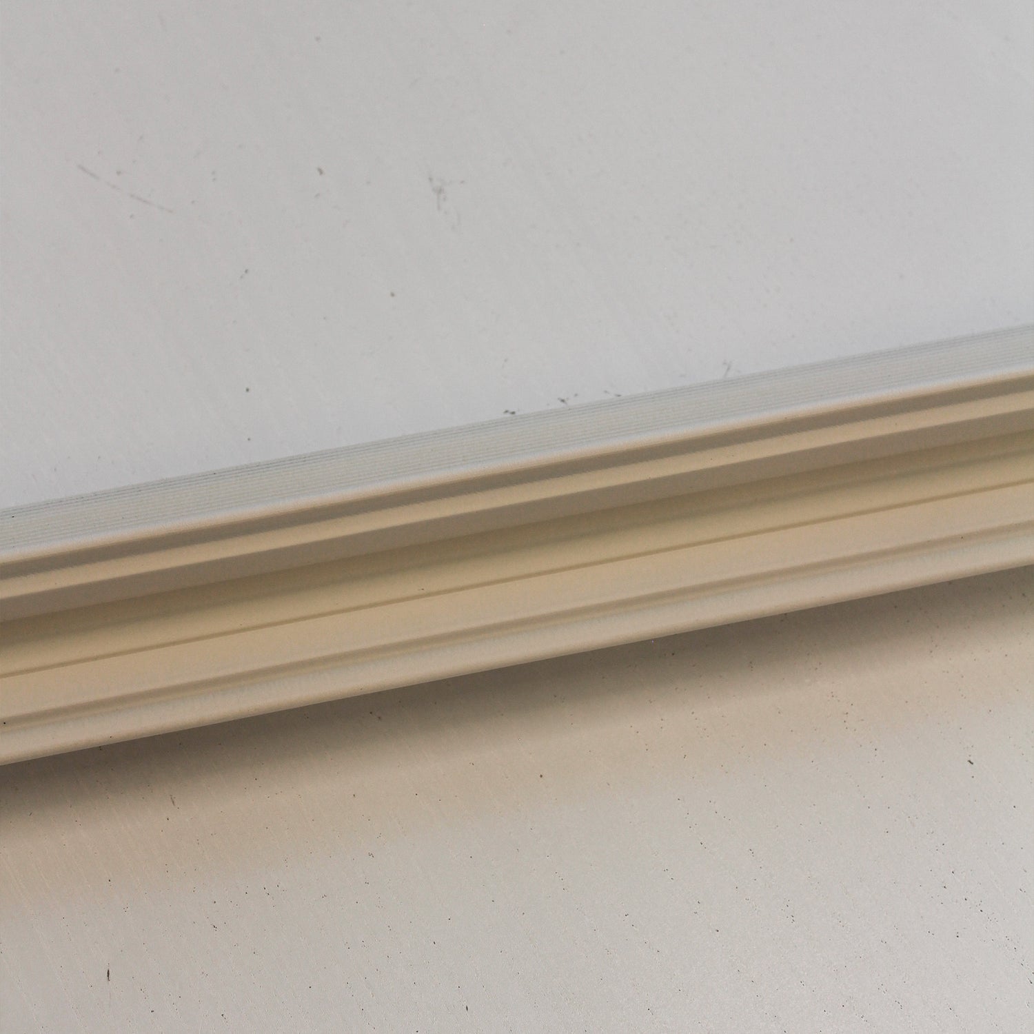 Canto para Painel ripado exterior WPC - Branco 2,9 metros