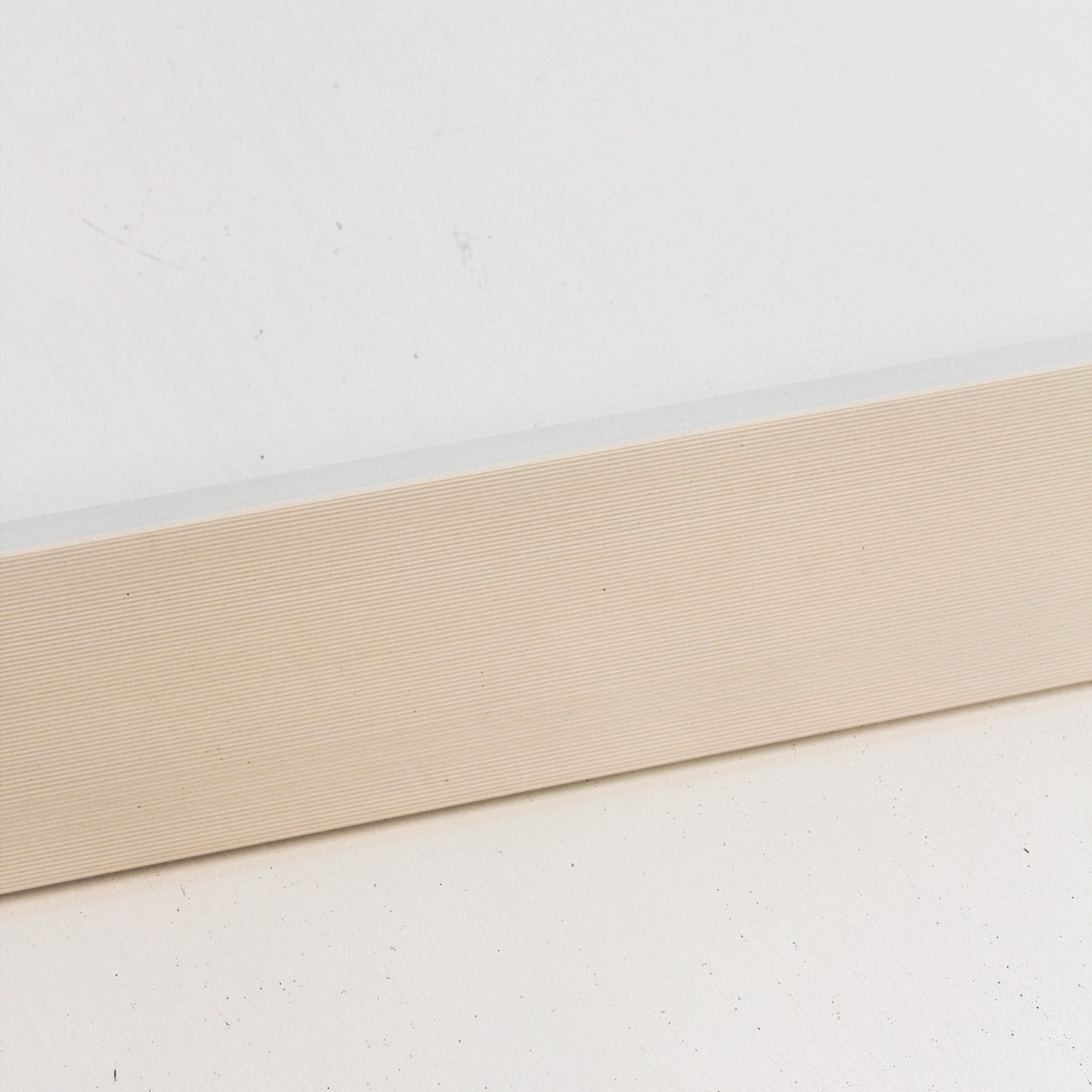Acabamento para Painel ripado exterior WPC - Branco 2,9 metros