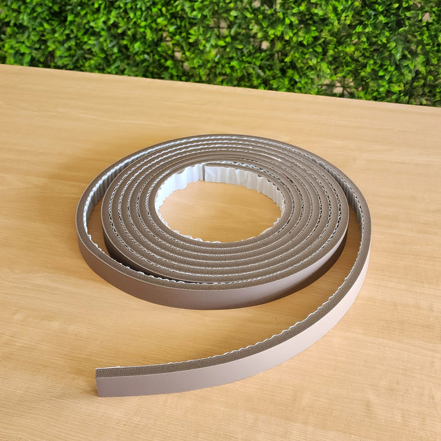 Ripa de acabamento para painel ripado autoadesivo - castanho