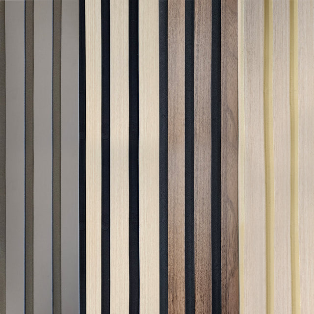 Painel ripado em rolo autoadesivo - castanho