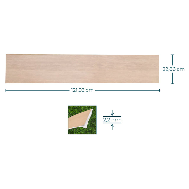 Pavimento vinílico SPC adesivo madeira freixo