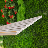 Painel ripado - Côncavo - Branco/Dourado 2,49m