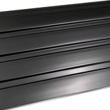 Painel ripado - ripa larga baixa - preto 2,49m