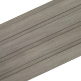 Painel ripado - ripa larga baixa - cinzento madeira 2,49m