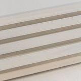 Painel ripado exterior WPC - Branco 2,9 metros