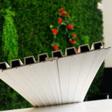 Painel ripado exterior WPC - Branco 2,9 metros