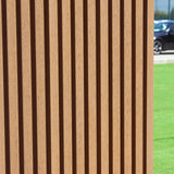 Painel ripado exterior WPC - Castanho 2,9 metros