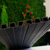 Painel ripado exterior WPC - Preto 2,9 metros