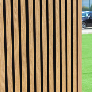 Painel ripado exterior WPC