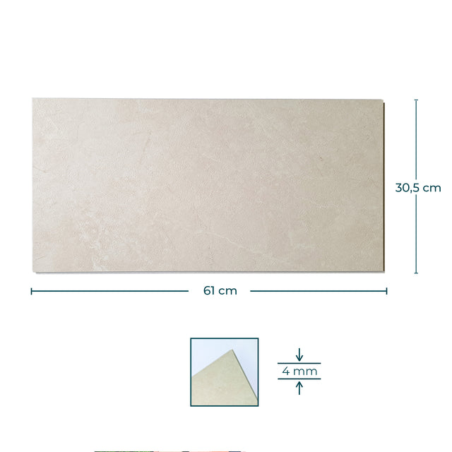 Painel de parede SPC Bege 30x61cm