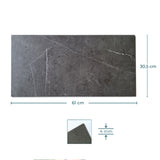 Painel de parede SPC Preto 30x61cm
