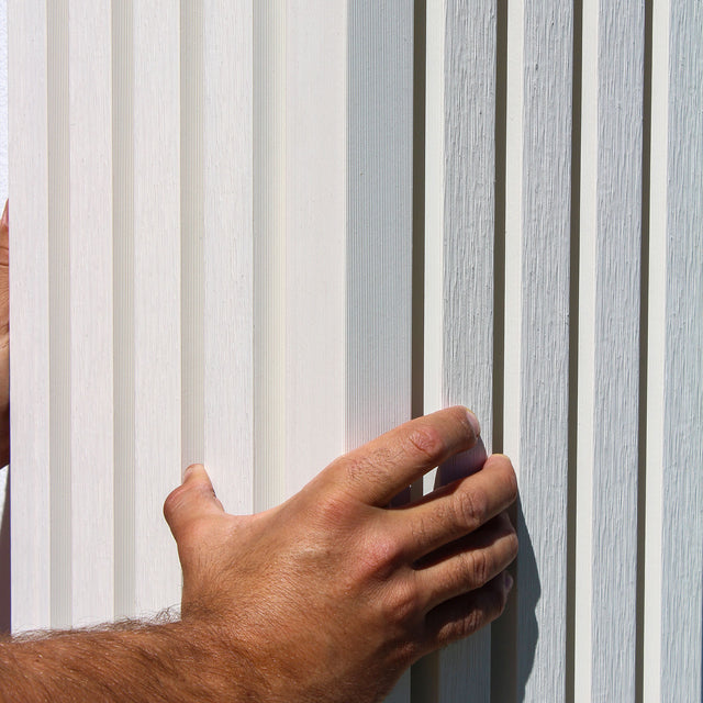 Canto para Painel ripado exterior WPC - Branco 2,9 metros