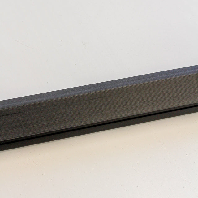 Canto para Painel ripado exterior WPC - Preto 2,9 metros