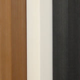 Canto para Painel ripado exterior WPC - Preto 2,9 metros