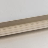 Acabamento para Painel ripado exterior WPC - Branco 2,9 metros
