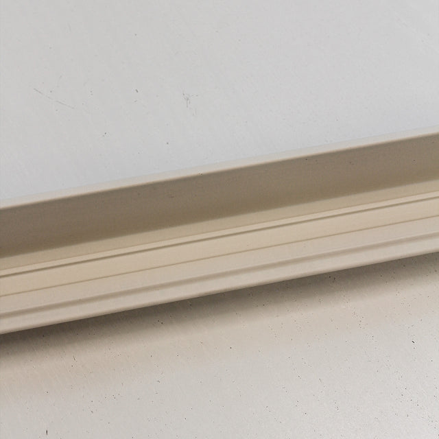 Acabamento para Painel ripado exterior WPC - Branco 2,9 metros