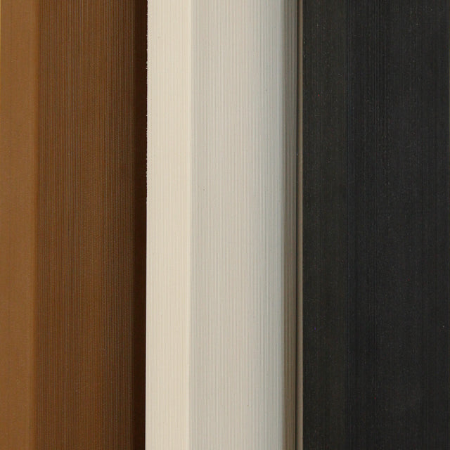 Acabamento para Painel ripado exterior WPC - Branco 2,9 metros
