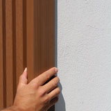 Acabamento para Painel ripado exterior WPC - Castanho 2,9 metros