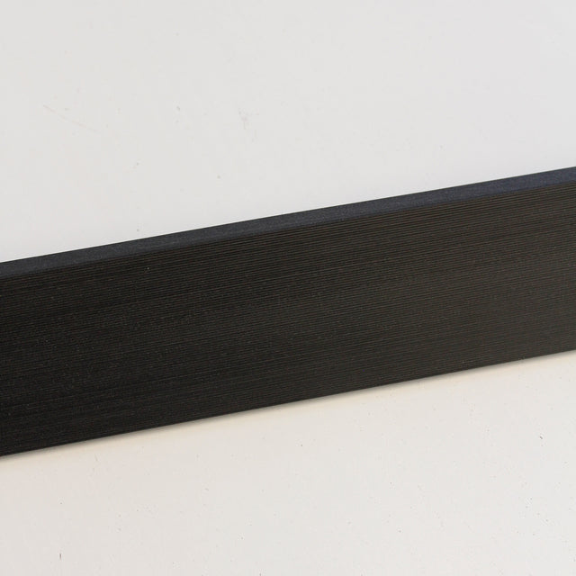 Acabamento para Painel ripado exterior WPC - Preto 2,9 metros