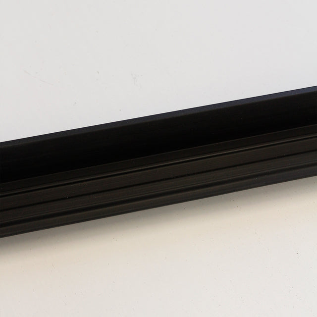 Acabamento para Painel ripado exterior WPC - Preto 2,9 metros