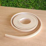 Ripa de acabamento para painel ripado autoadesivo - bege/castanho claro