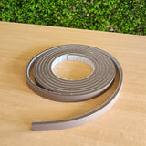 Ripa de acabamento para painel ripado autoadesivo - castanho