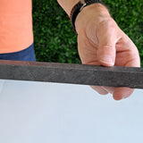 Perfil em L SPC Preto 2cmx2cm com 2,4 metros
