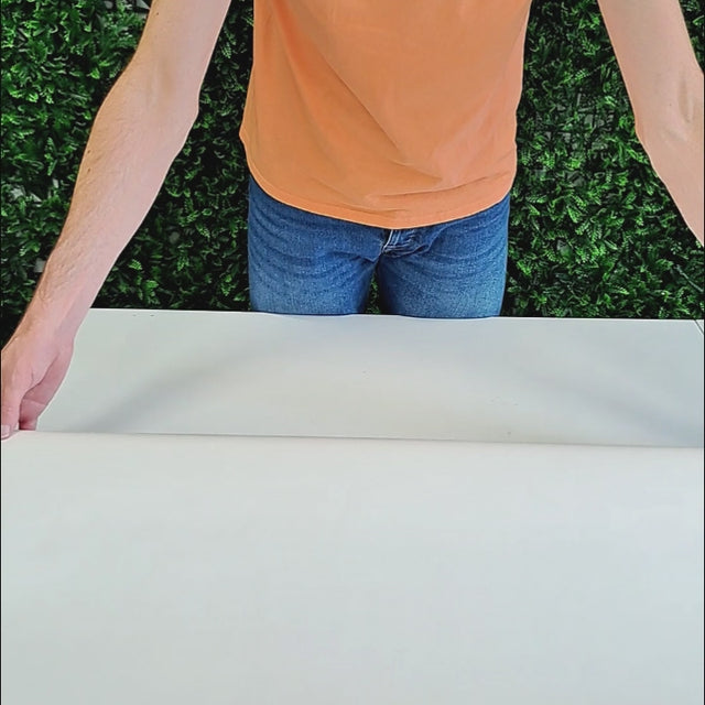 Rolo adesivo decorativo Branco 90cm x 5m