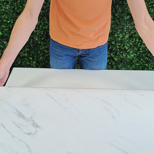 Rolo adesivo decorativo Mármore branco 90cm x 5m