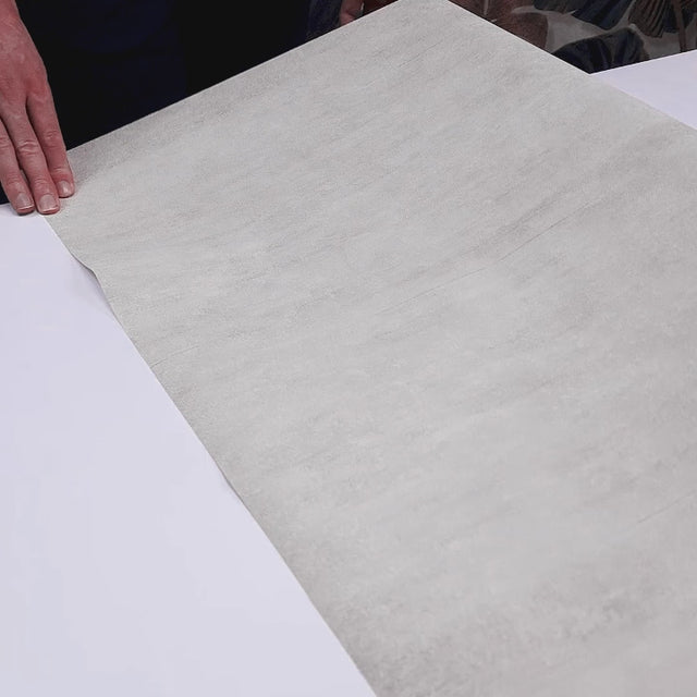 Papel de parede cimento bege