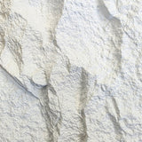 Painel de parede 3D efeito pedra branco 120cm x 60cm
