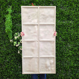 Painel de parede 3D efeito pedra branco 120cm x 60cm