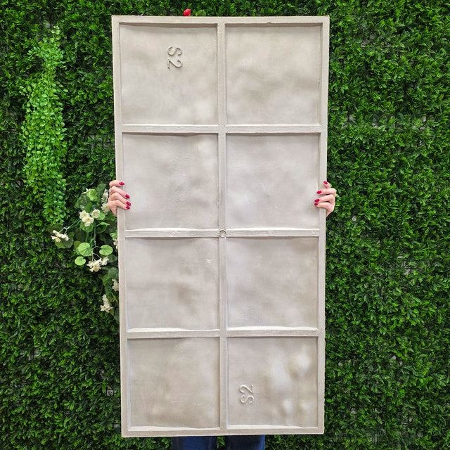 Painel de parede 3D efeito pedra taupe 120cm x 60cm