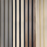 Painel ripado em rolo autoadesivo - preto/castanho