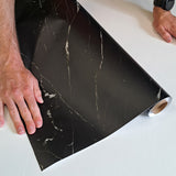 Rolo adesivo decorativo Mármore preto 90cm x 5m