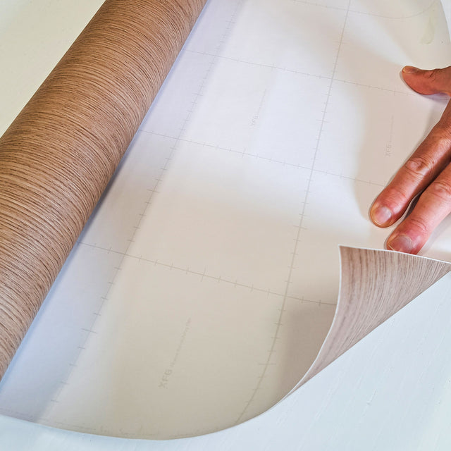 Rolo adesivo decorativo Carvalho fumado 90cm x 5m