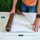 Rolo adesivo decorativo Nogueira 90cm x 5m