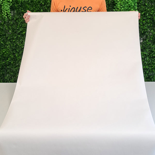 Rolo adesivo decorativo Branco 90cm x 5m