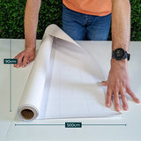 Rolo adesivo decorativo Branco 90cm x 5m
