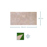 Revestimento vinílico chão e parede LVT dry back terracota